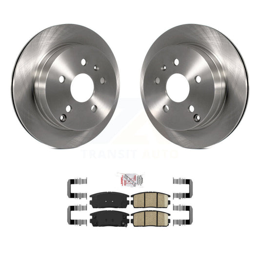 Brake Rotor And Ceramic Pad Rear Kit For 2010-2017 Chevrolet Equinox GMC Terrain