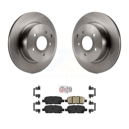 Brake Rotor & Ceramic Pad Rear Kit For INFINITI Nissan Maxima QX50 G37 EX35 370Z
