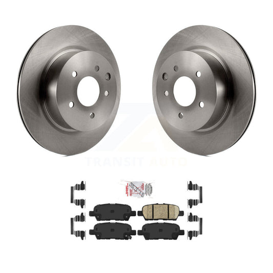 Brake Rotor & Ceramic Pad Rear Kit For INFINITI Nissan Maxima QX50 G37 EX35 370Z