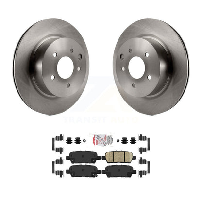 Brake Rotor & Ceramic Pad Rear Kit For INFINITI Nissan Maxima QX50 G37 EX35 370Z