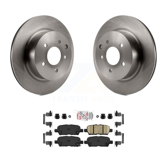 Brake Rotor & Ceramic Pad Rear Kit For INFINITI Nissan Maxima QX50 G37 EX35 370Z