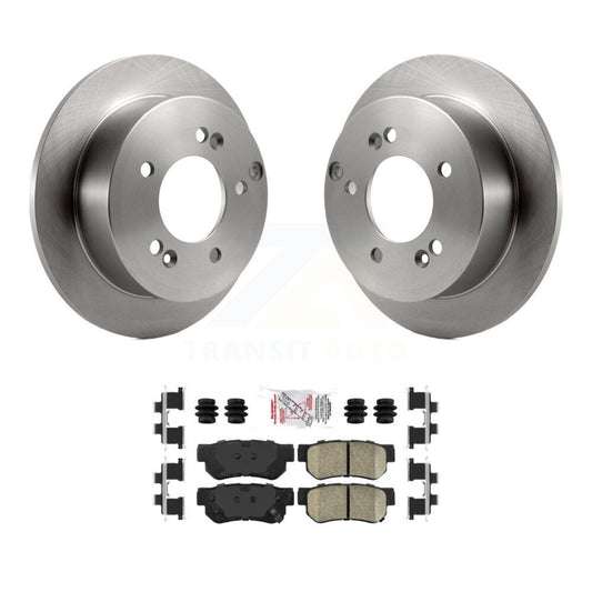Brake Rotor & Ceramic Pad Rear Kit For Hyundai Tucson Kia Sportage Sonata Optima