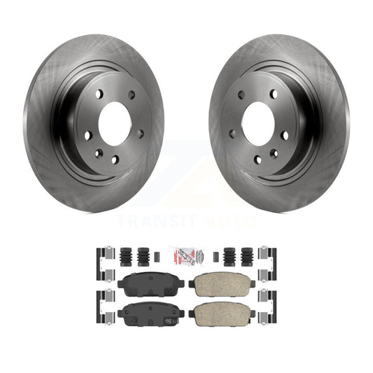 Brake Rotor & Ceramic Pad Rear Kit For Chevrolet Cruze Buick Verano Orlando Volt