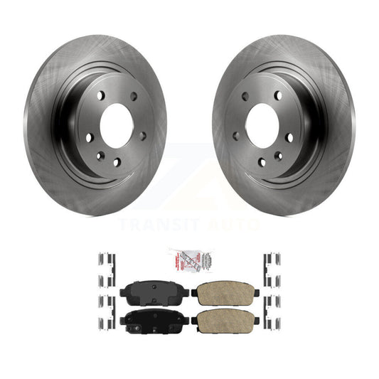 Brake Rotor & Ceramic Pad Rear Kit For Chevrolet Cruze Buick Verano Orlando Volt