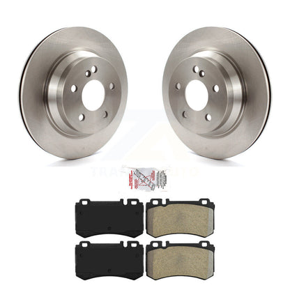 Disc Brake Rotors And Semi-Metallic Pads Rear Kit For Mercedes-Benz E55 AMG