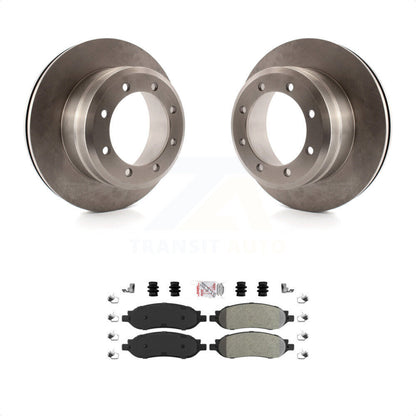 Disc Brake Rotors And Semi-Metallic Pads Rear Kit For Ford F-250 Super Duty
