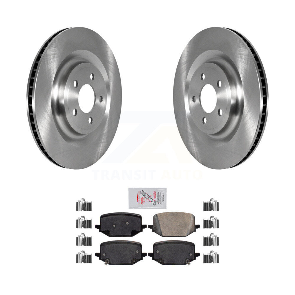 Disc Brake Rotor & Ceramic Pad Rear Kit For Ford Explorer Lincoln Aviator Police