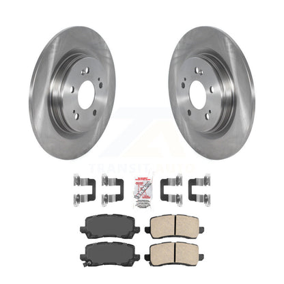 Disc Brake Rotors And Ceramic Pads Rear Kit For 2018-2020 Honda Odyssey