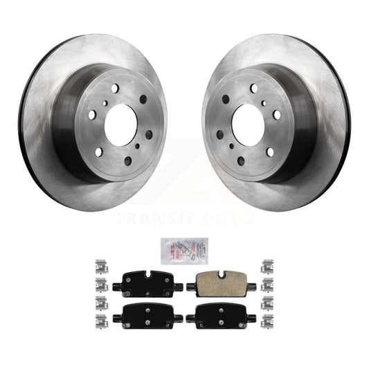 Brake Rotor & Ceramic Pad Rear Kit For GMC Sierra 1500 With Manual Parking