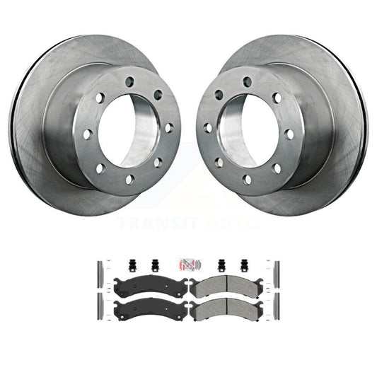 Brake Rotor & Semi-Metallic Pad Rear Kit For Chevrolet GMC Silverado 3500 Sierra