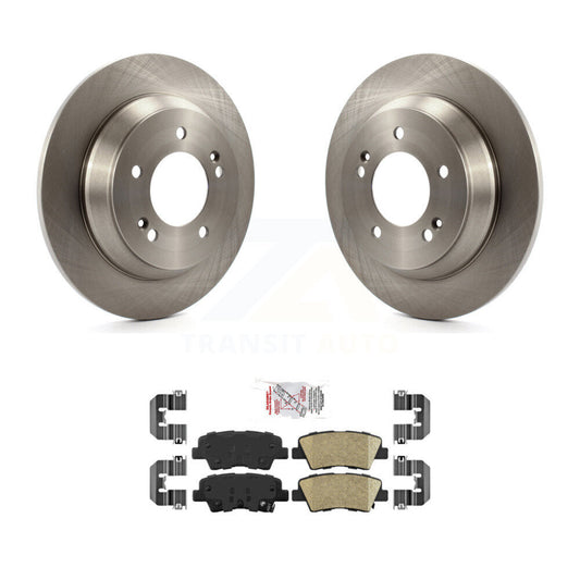 Disc Brake Rotors And Ceramic Pads Rear Kit For Kia Rondo