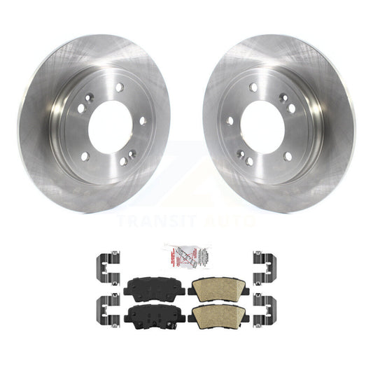 Brake Rotor Ceramic Pad Rear Kit For Hyundai Elantra Kia Forte Ioniq Niro Forte5