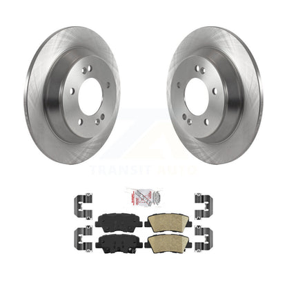 Disc Brake Rotors And Ceramic Pads Rear Kit For Hyundai Kona Kia Soul