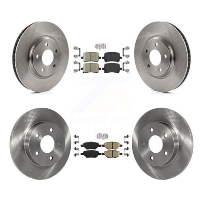 Ceramic Pad Brake Rotor Front Rear Kit For Chevrolet Pontiac Cobalt G5 Saturn G6