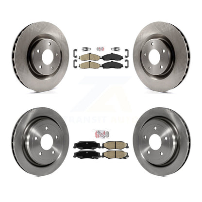 Ceramic Pad Disc Brake Rotors Front Rear Kit For Chevrolet Corvette Cadillac XLR