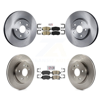 Ceramic Pad Disc Brake Rotors Front Rear Kit For Chevrolet Malibu Buick LaCrosse