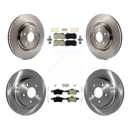 Semi-Metallic Pad & Brake Rotor Front Rear Kit For 2008-2010 Chevrolet Cobalt SS