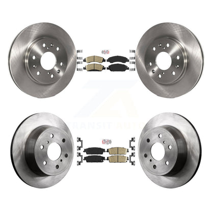 Ceramic Pad & Brake Rotor Front Rear Kit For Chevrolet GMC Sierra 1500 Silverado
