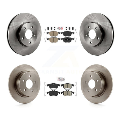 Ceramic Pads And Disc Brake Rotors Front Rear Kit For Ford C-Max