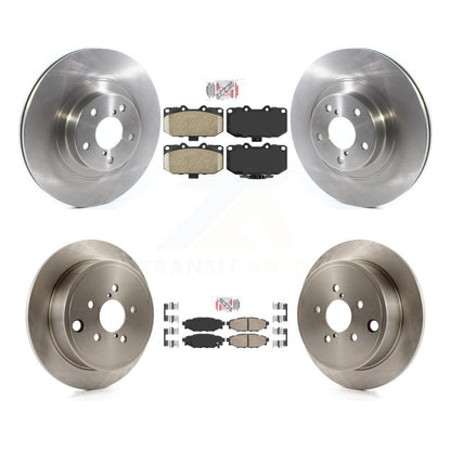 Ceramic Pads And Disc Brake Rotors Front Rear Kit For 2008 Subaru Impreza WRX