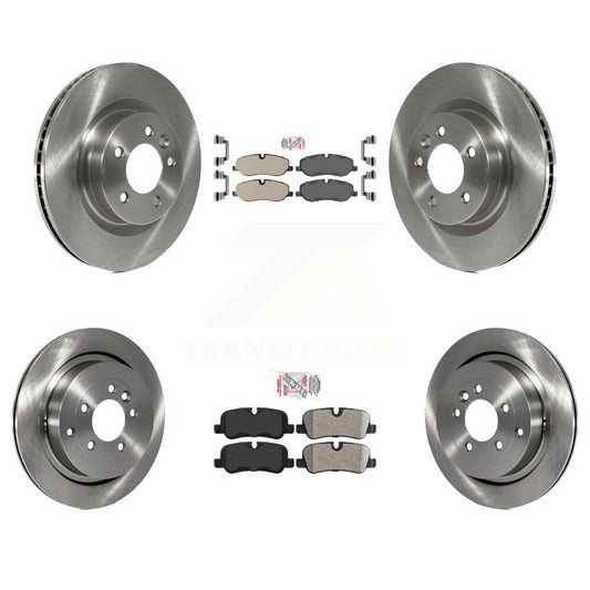 Semi-Metallic Pad Disc Brake Rotor Front Rear Kit For Land Rover LR3 Range Sport