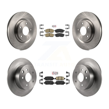 Ceramic Pads And Disc Brake Rotors Front Rear Kit For Nissan Juke