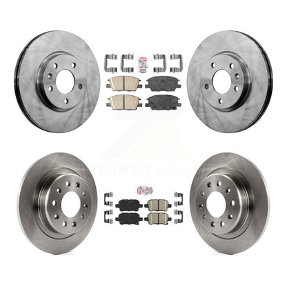 Ceramic Pad Brake Rotors Front Rear Kit For Chevrolet Equinox GMC Terrain Malibu