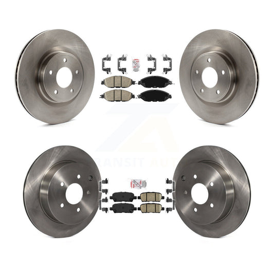 Ceramic Pad And Brake Rotor Front Rear Kit For Nissan Murano Pathfinder INFINITI