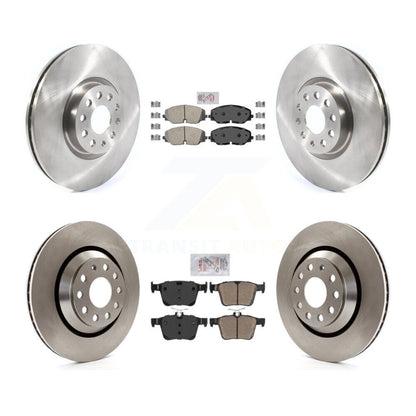 Ceramic Pads And Disc Brake Rotors Front Rear Kit For Volkswagen Atlas