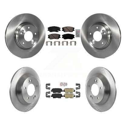 Ceramic Pad Brake Rotor Front Rear Kit For 20-22 Kia Soul 1.6L with Turbocharged