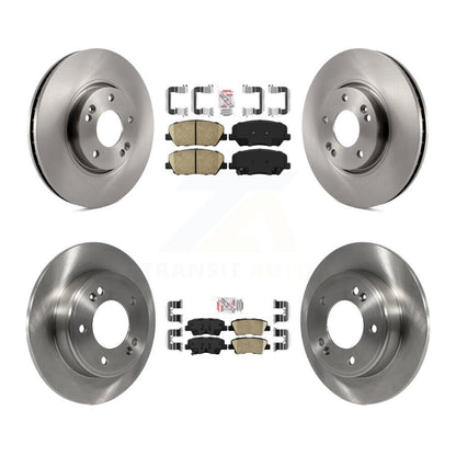 Ceramic Pad & Brake Rotor Front Rear Kit For 13-15 Hyundai Veloster Turbocharged