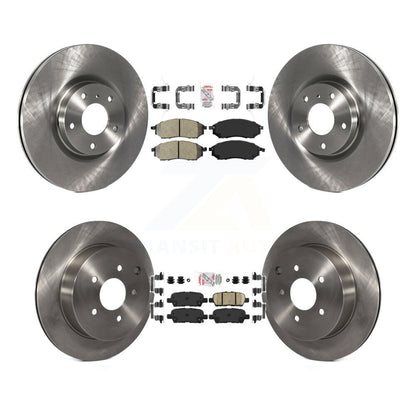 Semi-Metallic Ceramic Pad Brake Rotors Front Rear Kit For Nissan Murano INFINITI