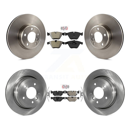 Semi-Metallic Pad Brake Rotors Front Rear Kit For BMW 328i Convertible with 3.0L