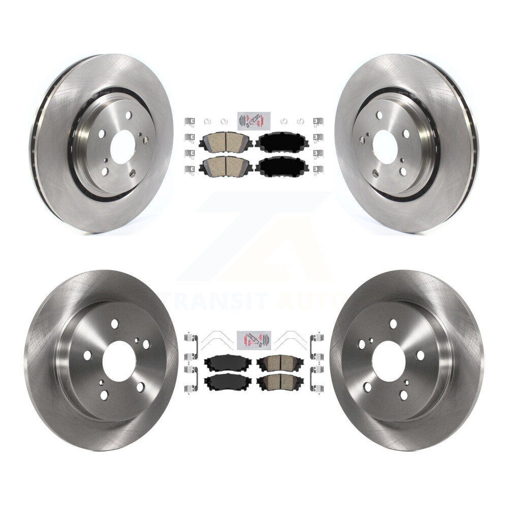 Ceramic Pad Brake Rotors Front Rear Kit For 20 Toyota Camry XSE With TRD Package