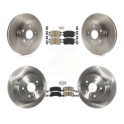 Ceramic Pads And Disc Brake Rotors Front Rear Kit For 2002-2003 Lexus RX300 AWD