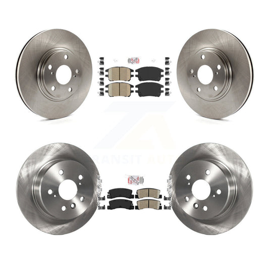 Ceramic Pads And Disc Brake Rotors Front Rear Kit For 2002-2003 Lexus RX300 AWD