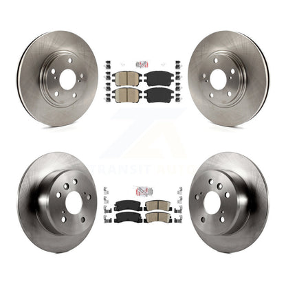 Ceramic Pads And Disc Brake Rotors Front Rear Kit For 2002-2003 Lexus RX300 FWD