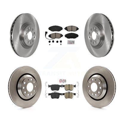 Ceramic Pad Brake Rotors Front Rear Kit For Audi S3 A3 Quattro Volkswagen Arteon
