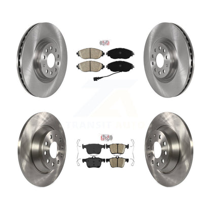 Ceramic Pad Disc Brake Rotors Front Rear Kit For 2019-2021 Volkswagen Jetta 2.0L