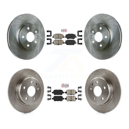 Ceramic Pad Disc Brake Rotor Front Rear Kit For Chevrolet Cruze Bolt EV Volt EUV