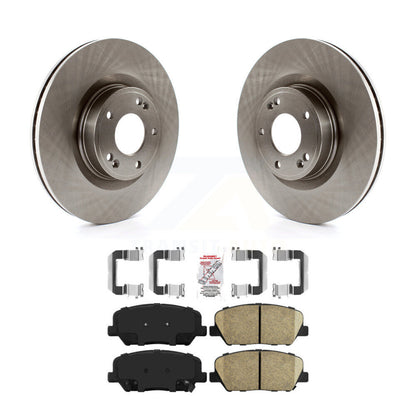 Disc Brake Rotors And Ceramic Pads Front Kit For Hyundai Genesis Coupe