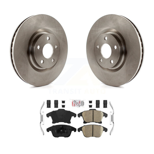 Brake Rotor & Ceramic Pad Front Kit For Ford Police Responder Hybrid SSV Plug-In