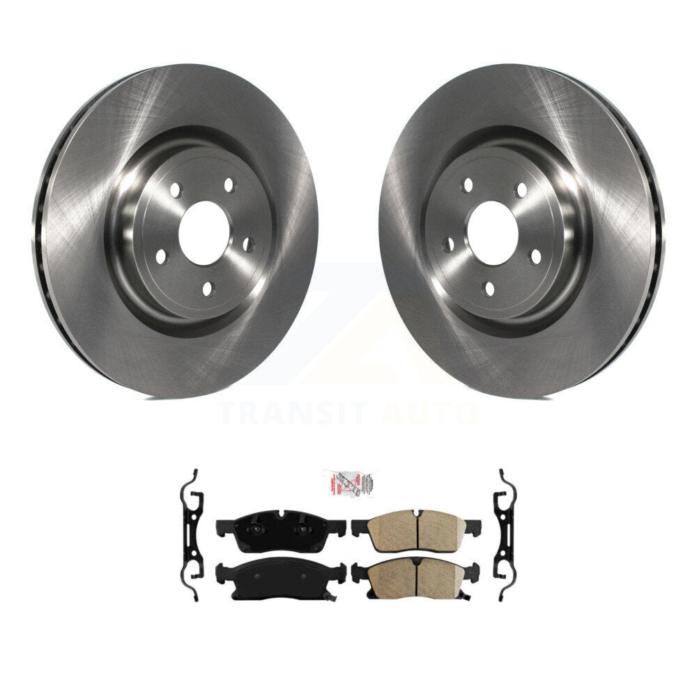 Disc Brake Rotors And Ceramic Pads Front Kit For Dodge Durango