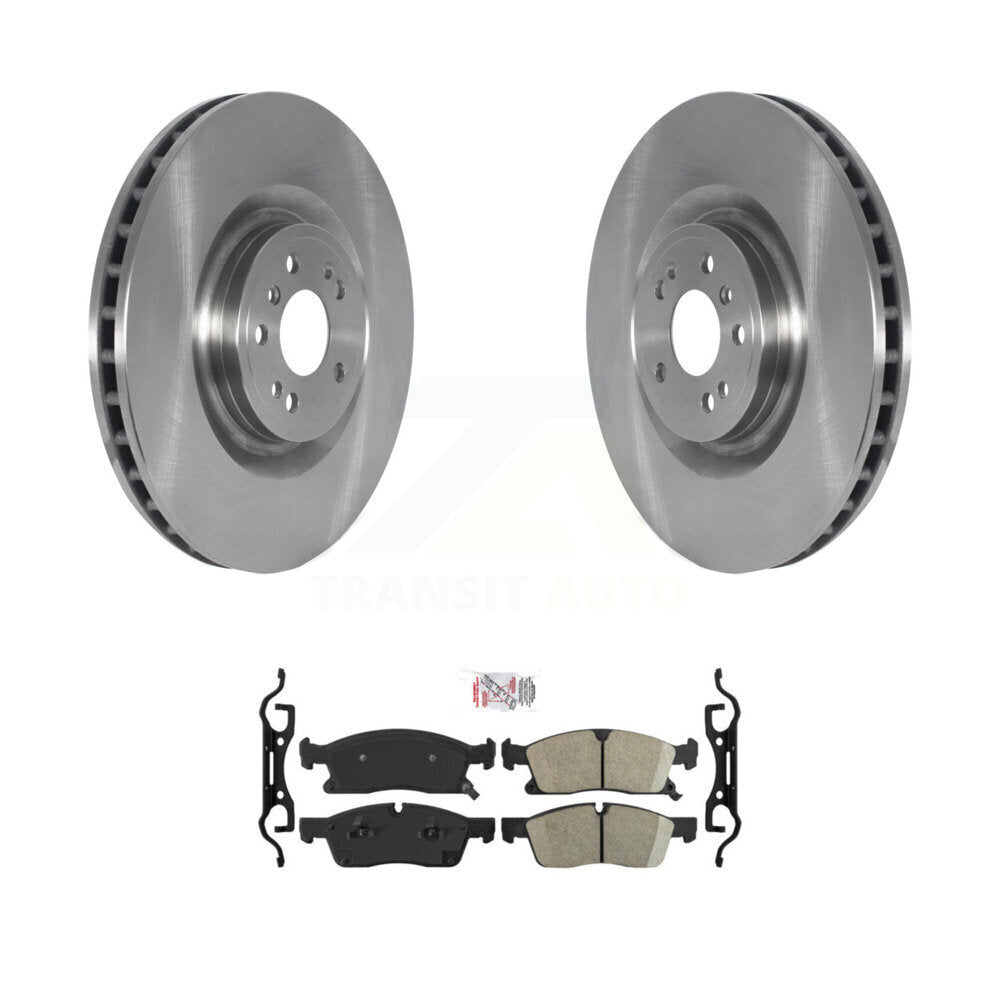 Brake Rotors & Ceramic Pad Front Kit For Mercedes-Benz ML350 GLS450 ML400 GLE400