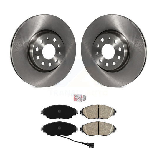 Disc Brake Rotor And Ceramic Pad Front Kit For Volkswagen GTI Audi A3 Quattro CC
