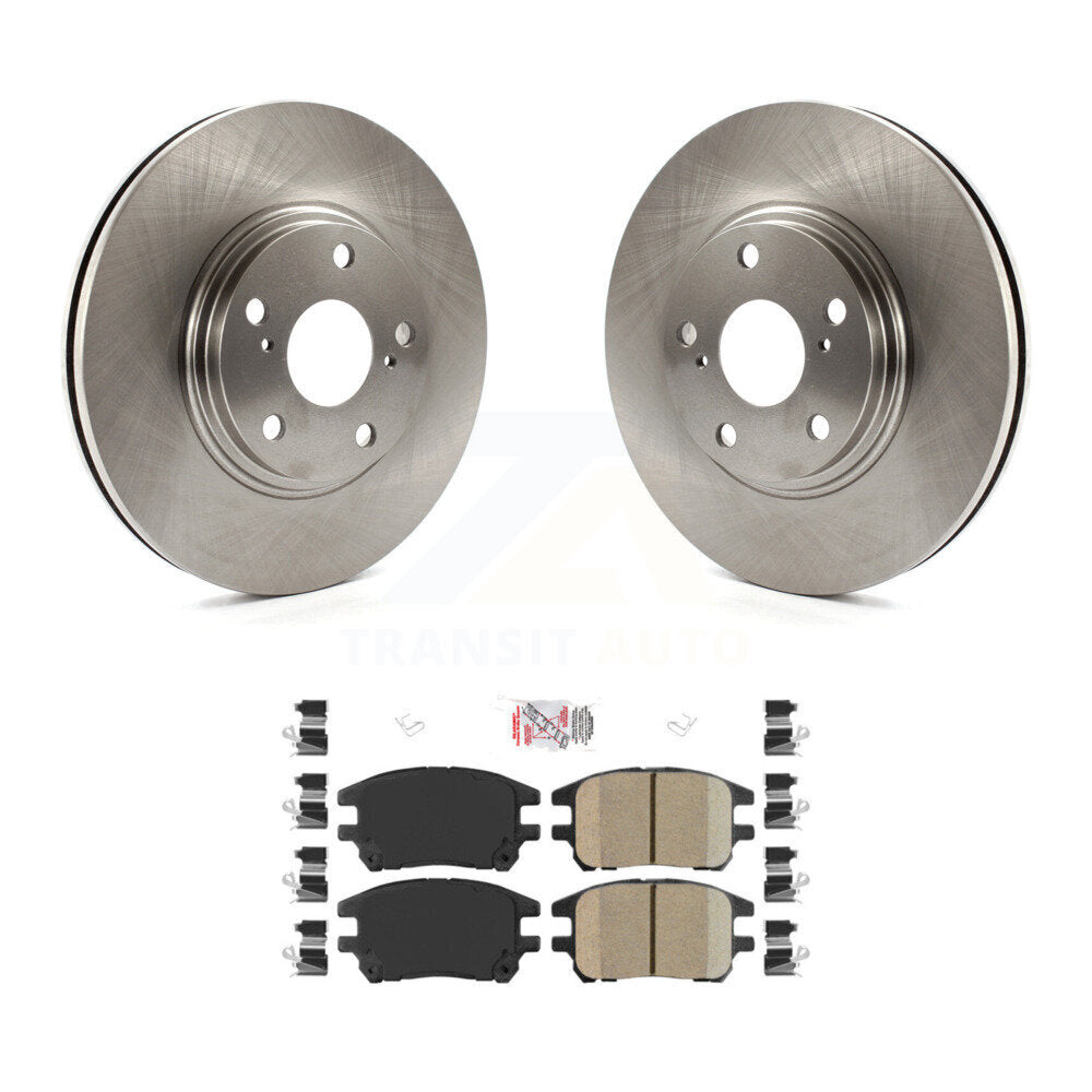 Disc Brake Rotors And Ceramic Pads Front Kit For 2002-2003 Lexus RX300