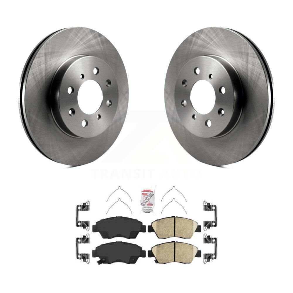 Disc Brake Rotors And Ceramic Pads Front Kit For Honda Civic Fit del Sol