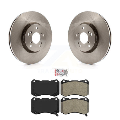 Disc Brake Rotors And Semi-Metallic Pads Front Kit For Acura TL