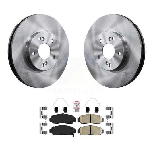 Disc Brake Rotors And Ceramic Pads Front Kit For Honda Accord Acura TSX TL CL