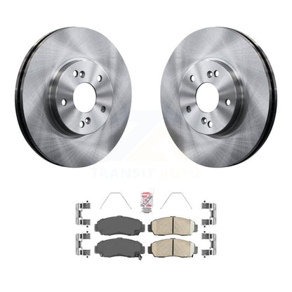 Disc Brake Rotors And Ceramic Pads Front Kit For Honda Accord Acura TSX TL CL